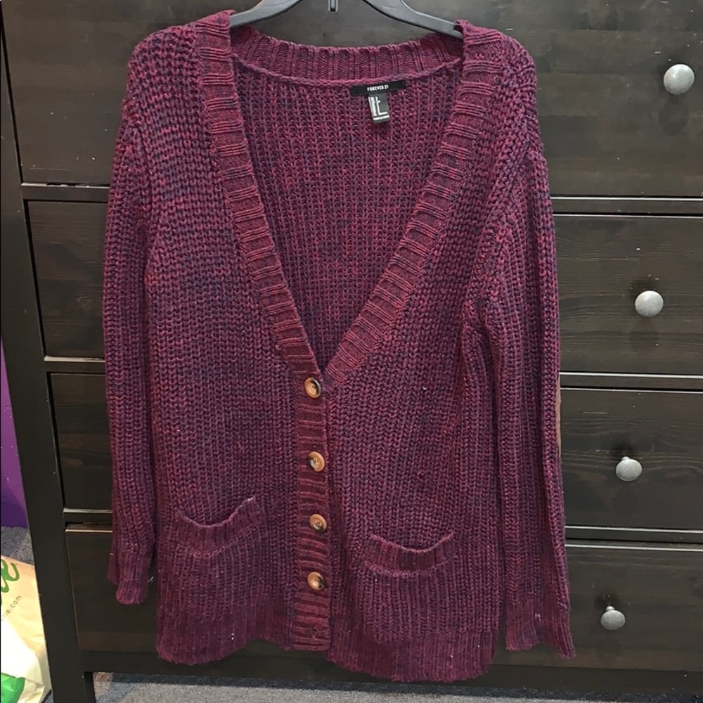 Forever 21 Oversized Cardigan - Small